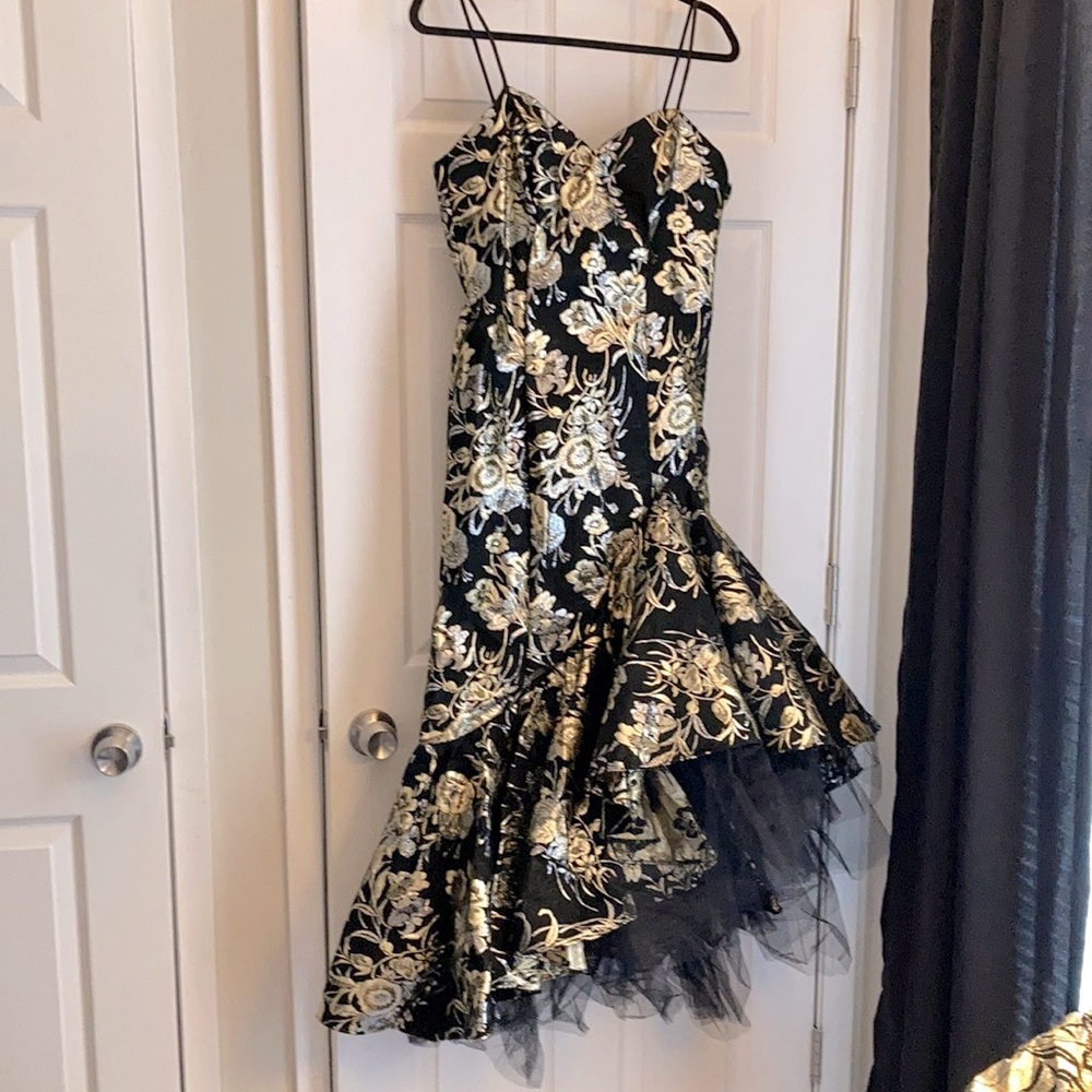 Beautiful black,gold beautiful dress.